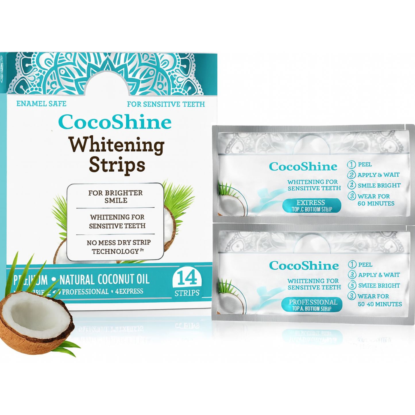 CocoShine Whitening Strips