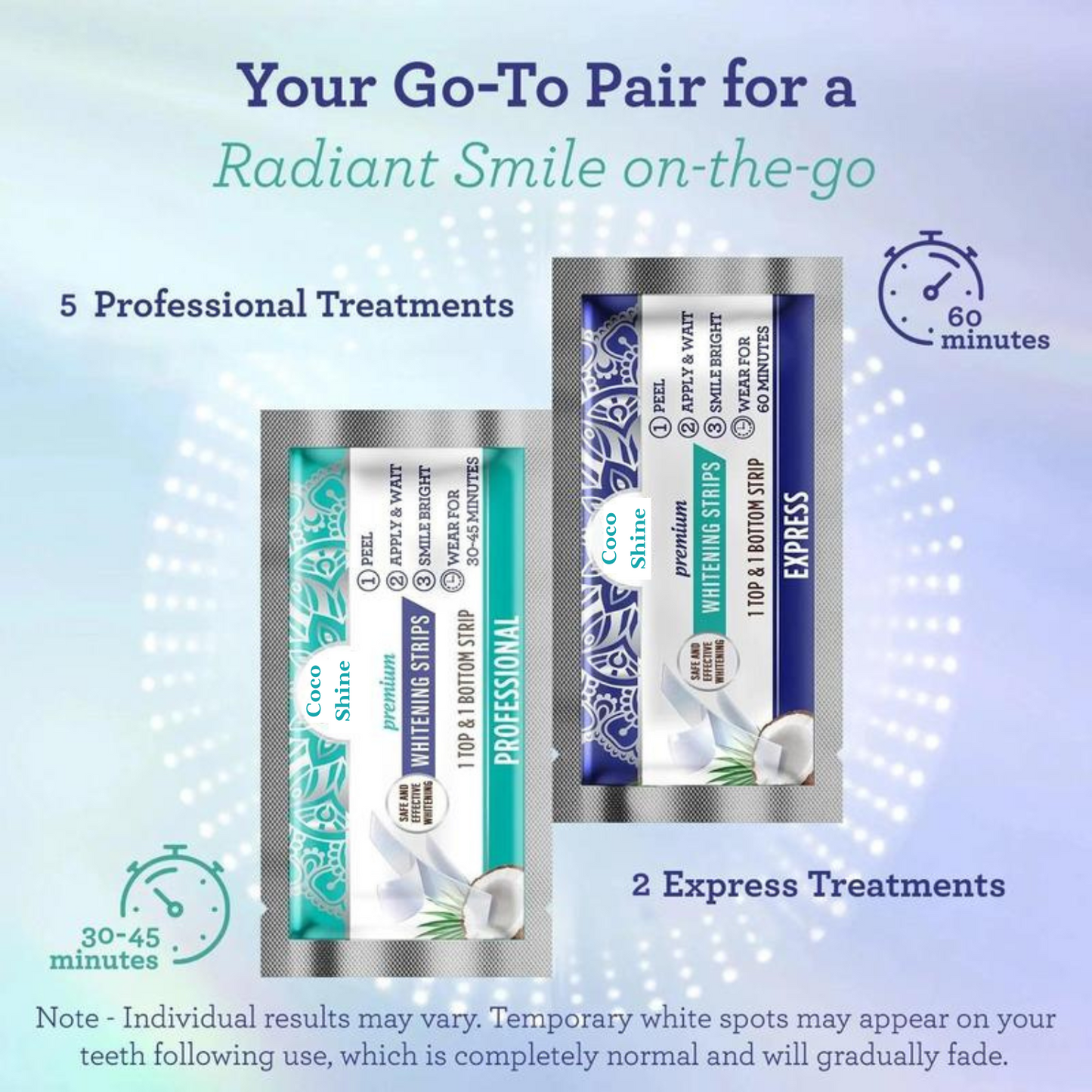 CocoShine Whitening Strips